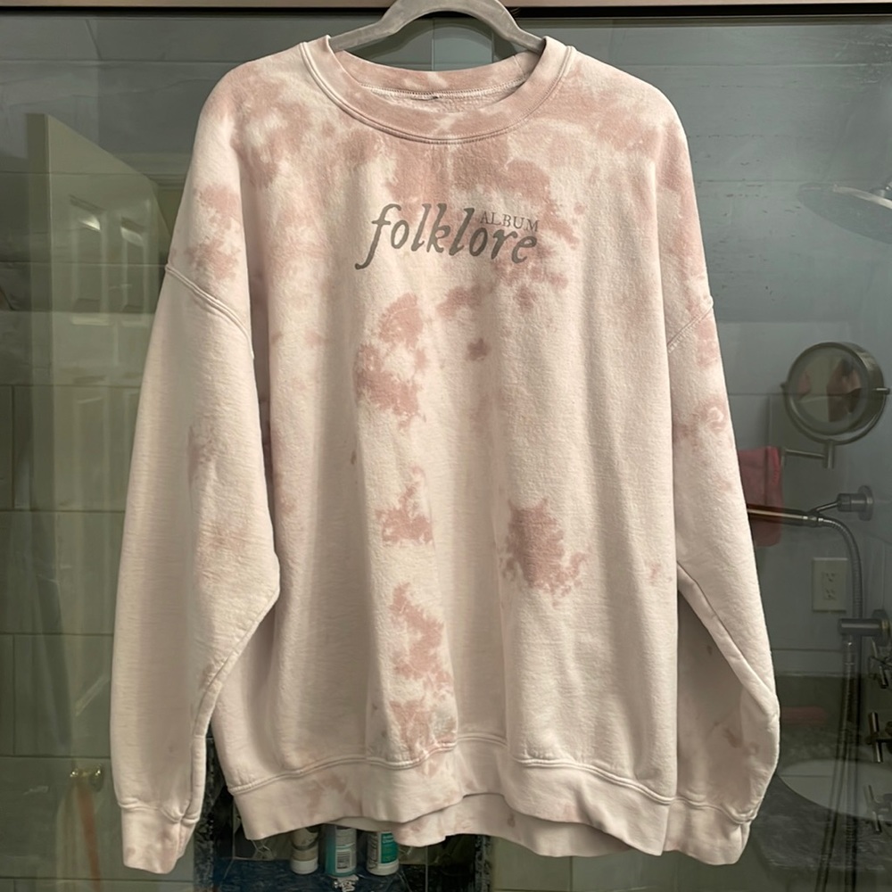 Official sold out Taylor swift merch. Folklore album sweatshirt